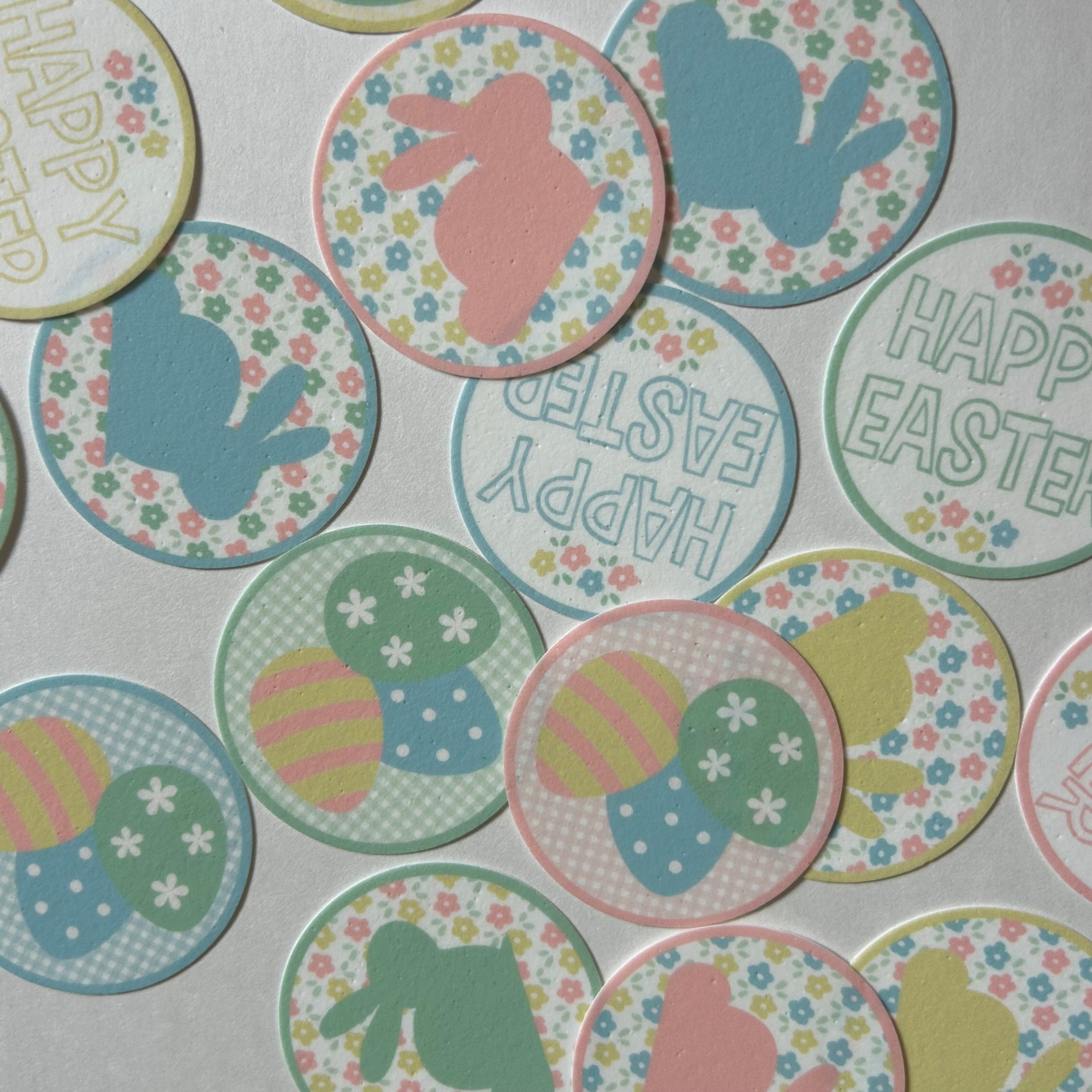 Hoppin' Easter Pre-Cut Edible Images (16 Pack, MINI Size)