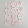 Trendy Pink Valentine's Day Pre-Cut Edible Images (12 Pack, Regular Size)